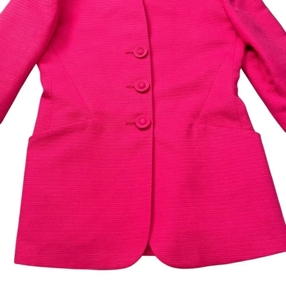 Christian Dior Vintage Pink Skirt Suit Set